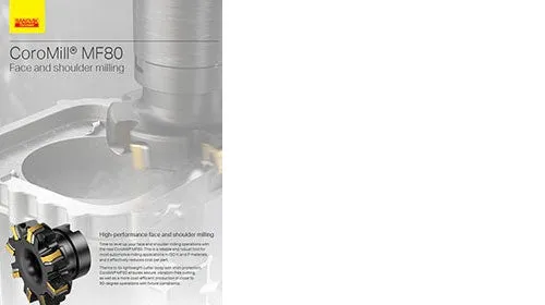 Tudo sobre a CoroMill® MF80 em um único lugar