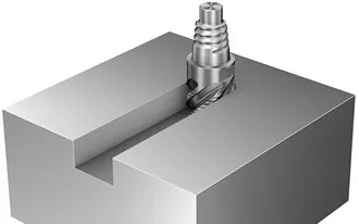 Milling heads for roughing with chip breaker