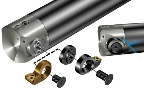 CoroBore 825 vibrationsdämpat finuppborrningshuvud i aluminium